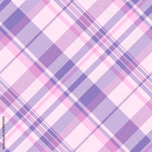 Usa fabric vector background, isolation check texture plaid. Tone textile seamless pattern tartan in light and indigo colors.