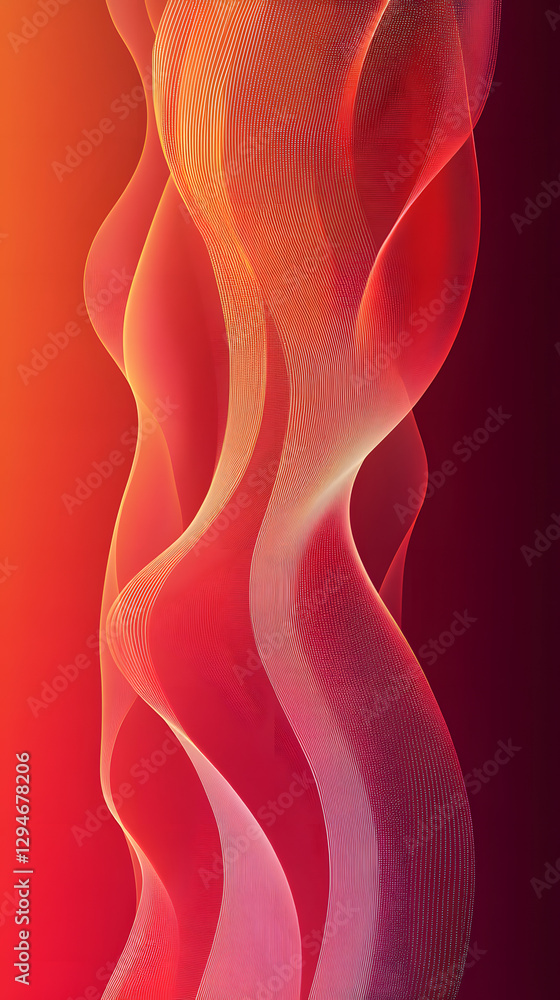 Abstract red and white background with a gradient, a simple vector graphic of flowing lines forming an abstract shape
Abstract red and white background with a gradient, a simple vector graphic of flowing lines forming an abstract shape