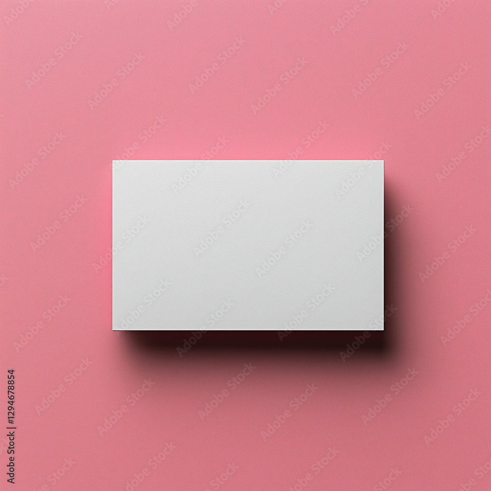 Template - Business card mockup with space for text and branding on an aesthetic pastel background Template - Business card mockup with space for text and branding on an aesthetic pastel background
