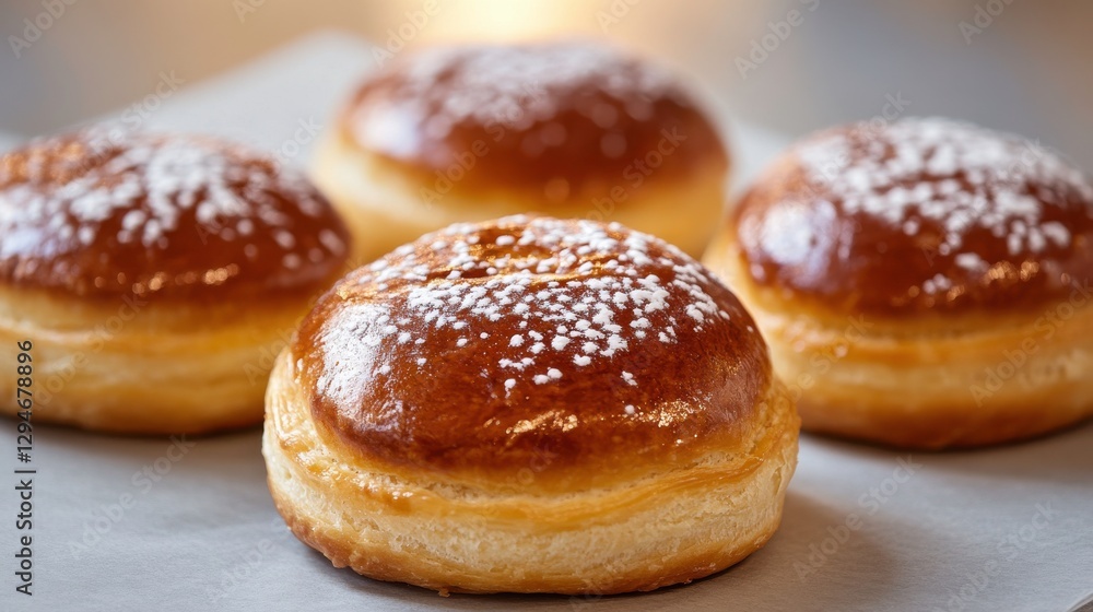 Indulgent Pastries with Shallow Depth of Field Indulgent Pastries with Shallow Depth of Field