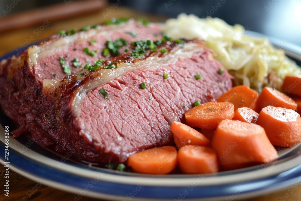 Savory Homemade Corned Beef with Tender Cabbage and Carrots - Perfect for a Delicious Dinner Savory Homemade Corned Beef with Tender Cabbage and Carrots - Perfect for a Delicious Dinner