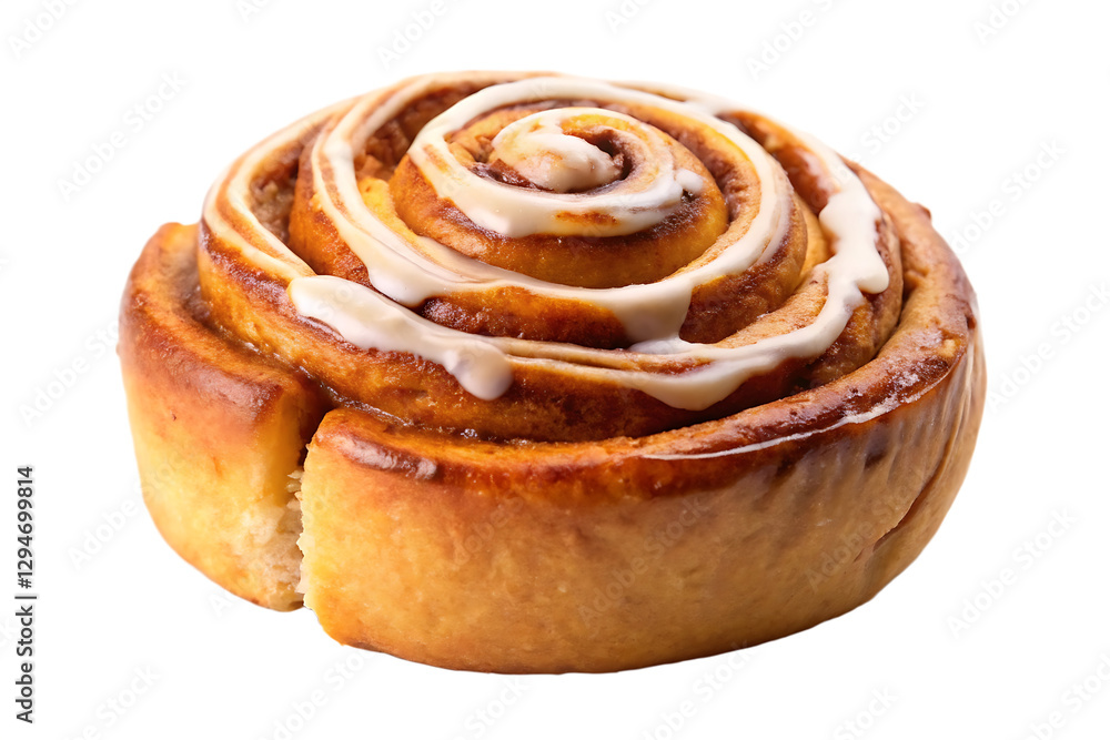 baked cinnamon roll image isolated on transparent background baked cinnamon roll image isolated on transparent background
