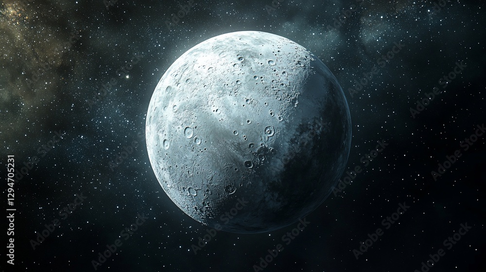 Moon's surface, space background, cosmic view, for astronomy Moon's surface, space background, cosmic view, for astronomy