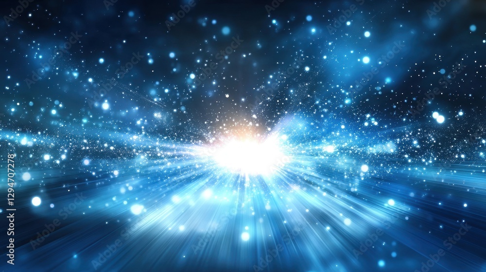 An ethereal explosion of light and color, showcasing a cosmic scene filled with shimmering particles and vibrant hues. An ethereal explosion of light and color, showcasing a cosmic scene filled with shimmering particles and vibrant hues.