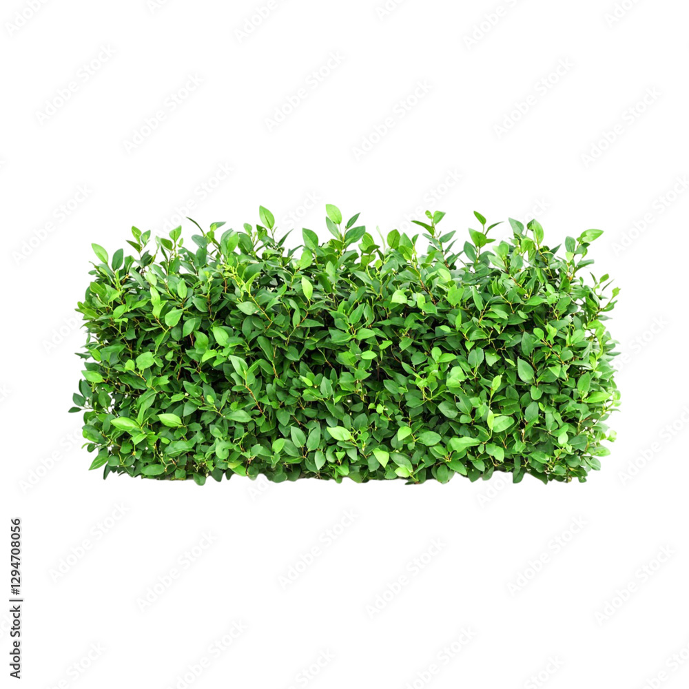 Obraz premium Lush Green Hedge Vibrant Nature Tranquil Garden Beautiful Greenery