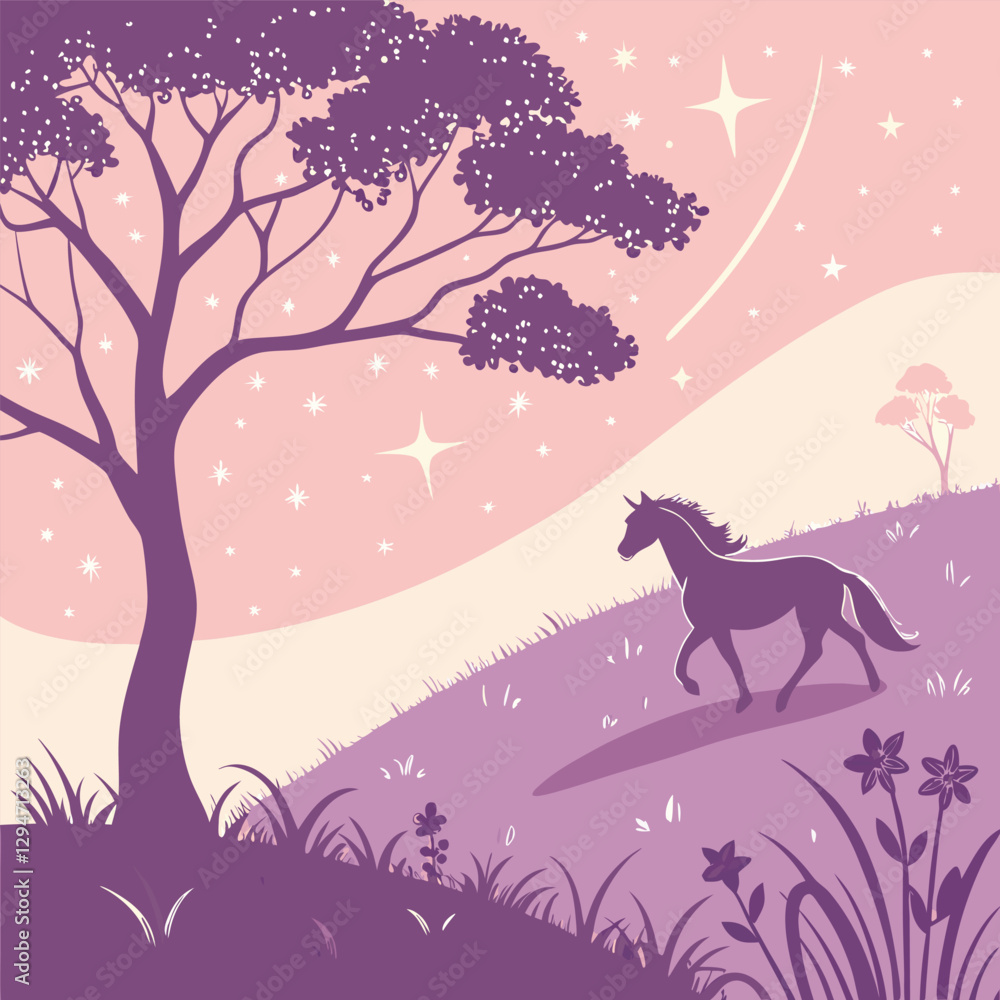 horse howling at the moon horse howling at the moon