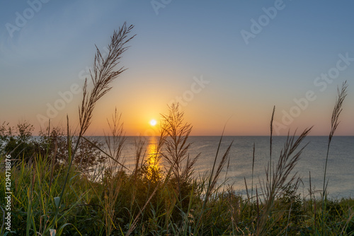 Fototapeta Naklejka Na Ścianę i Meble -  majestic sunrise close to Vasto, Abruzzo, Italy