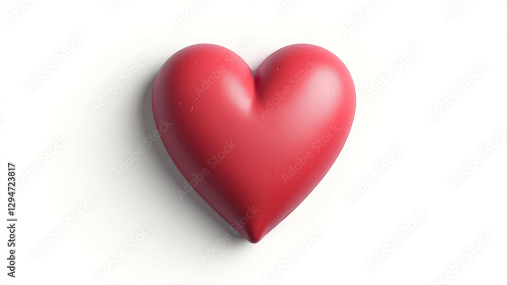 red heart icon digital graphic white shiny love red heart icon digital graphic white shiny love