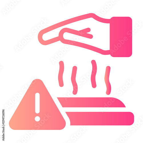 hot surface gradient icon