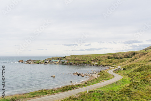 Lonely house by the sea