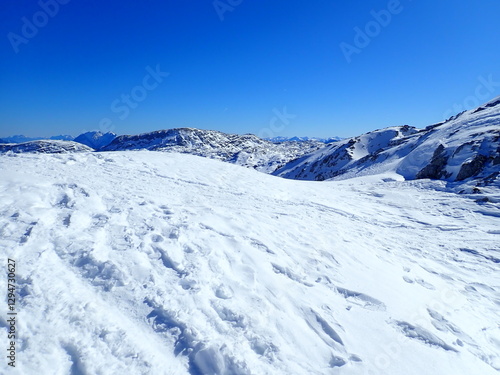 Wallpaper Mural dachstein mountains in austria in winter Torontodigital.ca