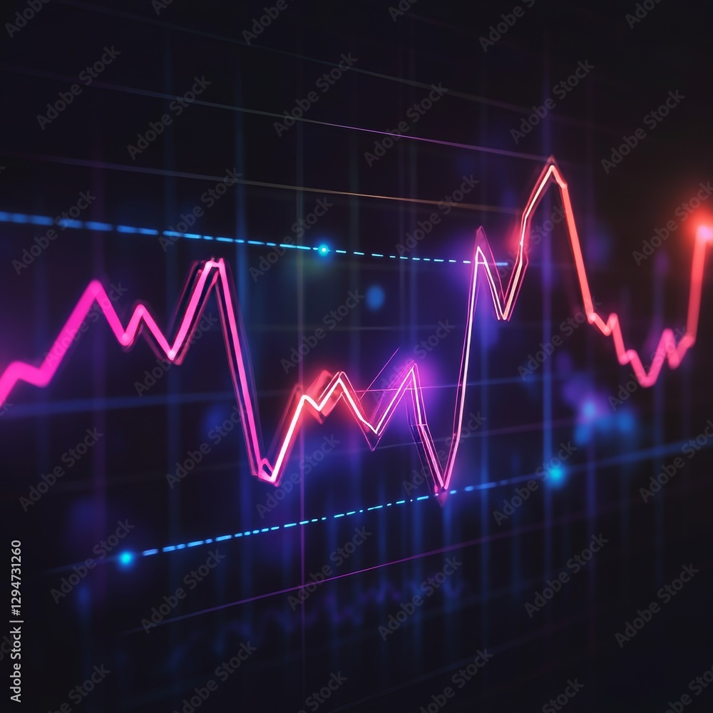 financial stock market graph and candlestick chart suitable for financial investment concept financial stock market graph and candlestick chart suitable for financial investment concept