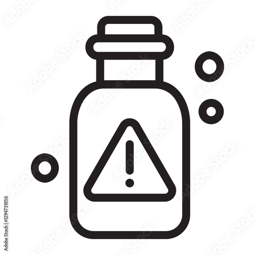 poison line icon