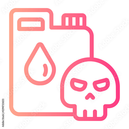 Toxic gradient icon