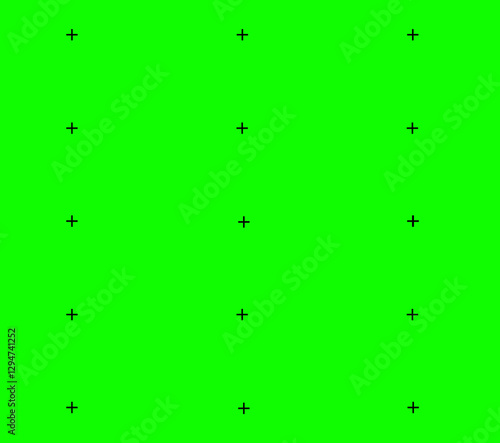 green screen background VFX motion tracking markers. Abstract concept video footage replacement tracking markers element. Vector