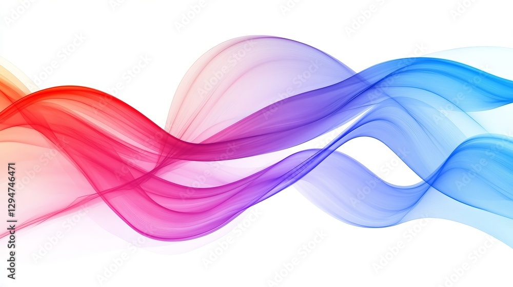 Abstract Colorful Flowing Waves Design Elegant Smooth Swirls Red Pink Purple Blue Gradient Background Texture Modern Digital Art Illustration Vector Abstract Colorful Flowing Waves Design Elegant Smooth Swirls Red Pink Purple Blue Gradient Background Texture Modern Digital Art Illustration Vector