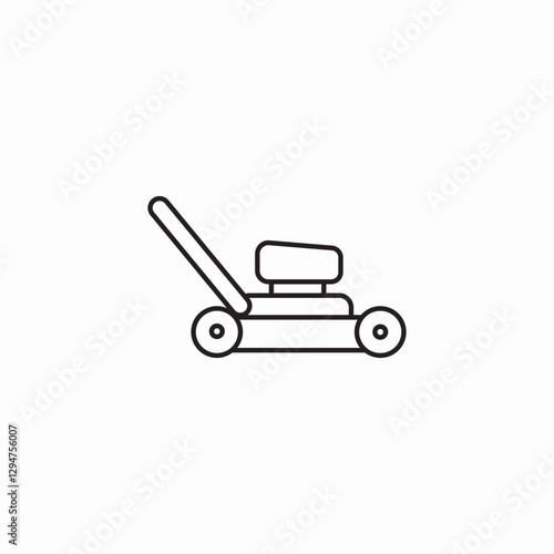 lawn cute icon sign vector