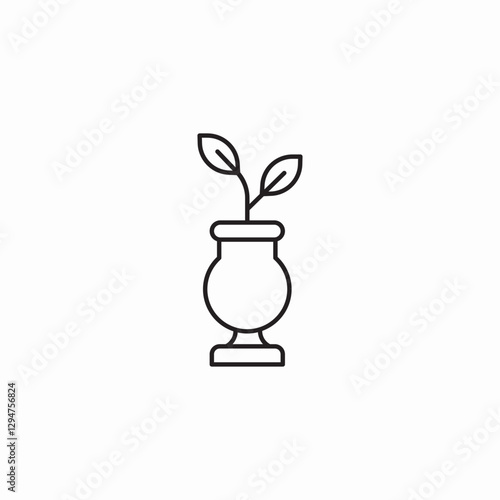 plant decoration icon sign vector