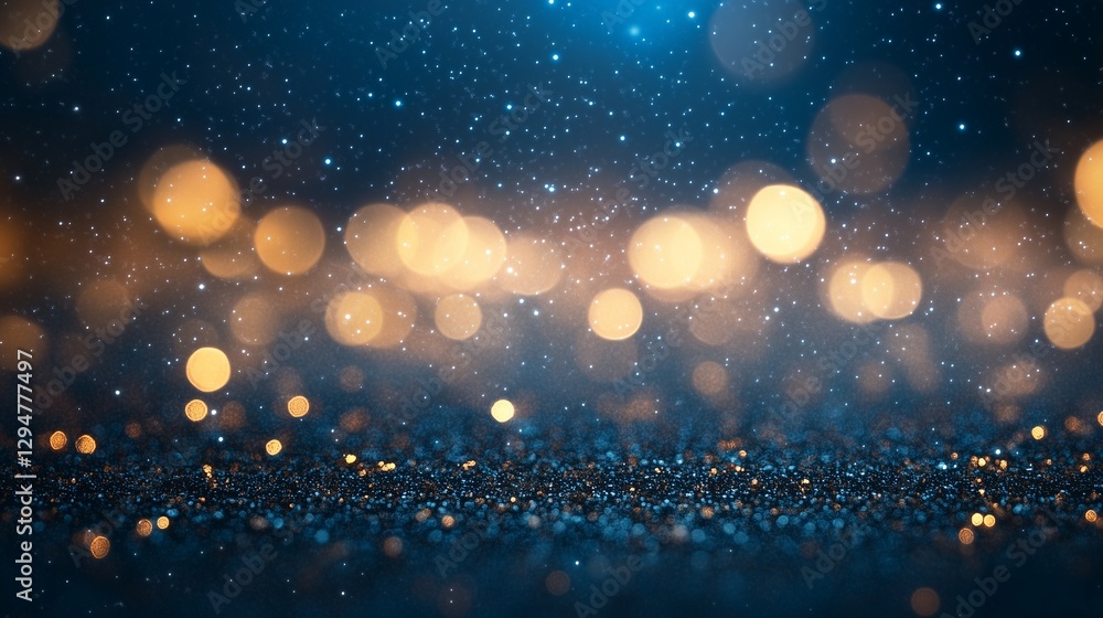 Golden stars on a blue background. Beautiful sky with clouds. A night with stars and a blue sky. Yellow stars against a lifestyle blue backdrop. Golden stars on a blue background. Beautiful sky with clouds. A night with stars and a blue sky. Yellow stars against a lifestyle blue backdrop.