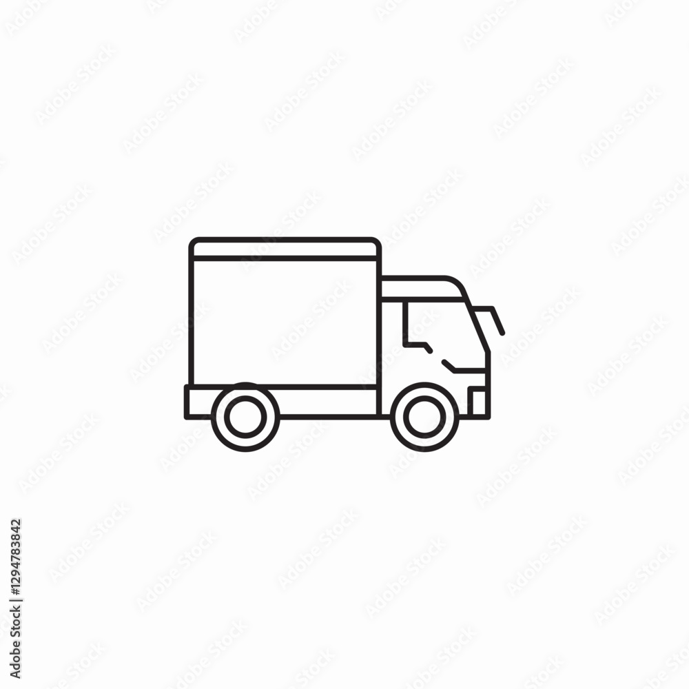 truck service icon sign vector truck service icon sign vector