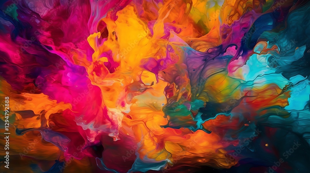 Explosion of colors dynamic paint stroke high resolution HD images Explosion of colors dynamic paint stroke high resolution HD images