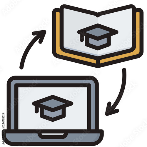 Blended Learning Icon