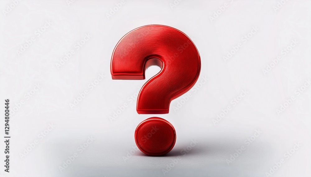 red question mark red question mark