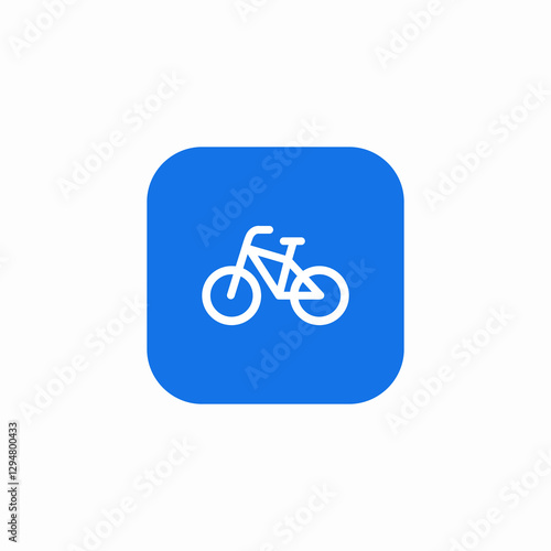 bicycle road icon sign vector