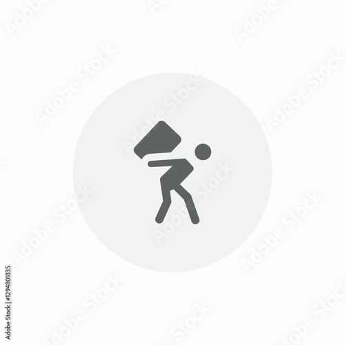 object carry icon sign vector