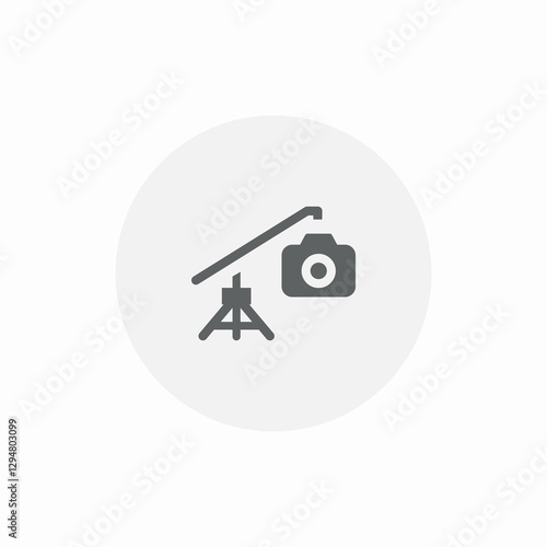 studio camera icon sign vector