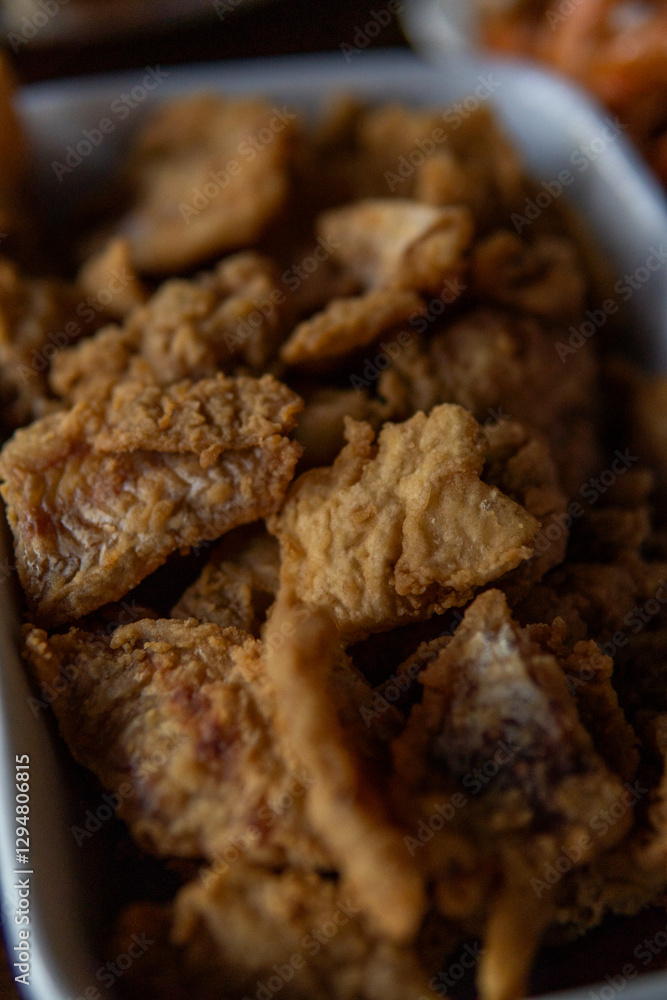 fried fish served in a porsion fried fish served in a porsion