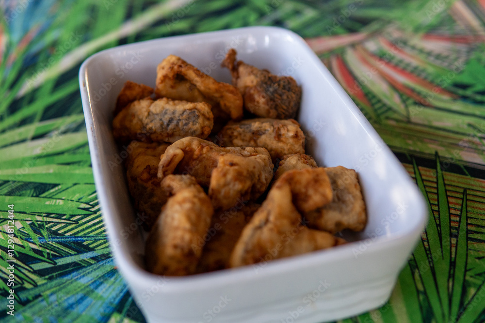 breaded fried fish with appetizing and crispy appearance breaded fried fish with appetizing and crispy appearance