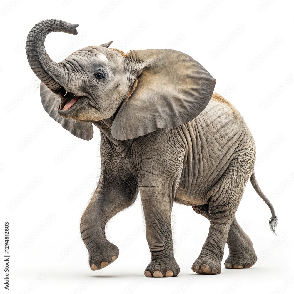 Fototapeta premium elephant isolated on white