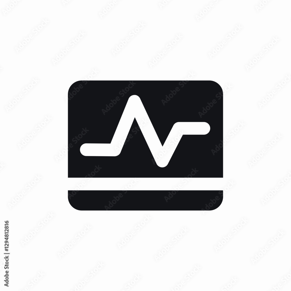 heart rate screening icon sign vector heart rate screening icon sign vector