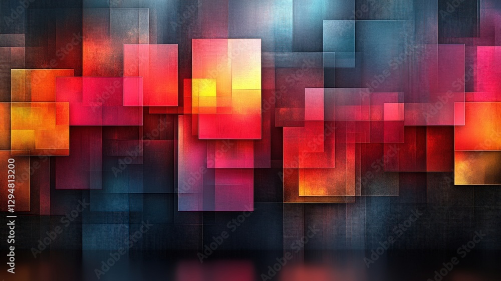 Abstract Colorful Geometric Background with Red and Blue Elements Abstract Colorful Geometric Background with Red and Blue Elements