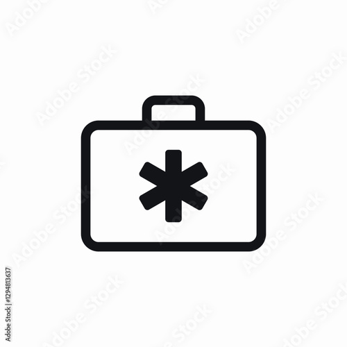 medical supplies icon sign vector