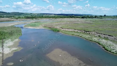 The wetlands of Suceava river