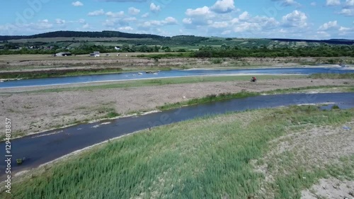The wetlands of Suceava river