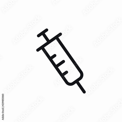 needle injection icon sign vector