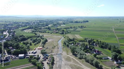 The wetlands of Suceava river