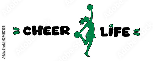 Cheerleading vector
