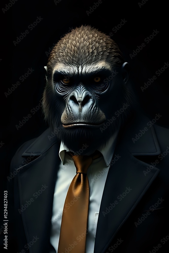 gorilla in suit gorilla in suit
