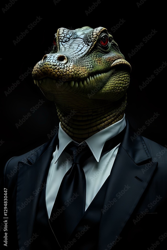 portrait of a croco portrait of a croco