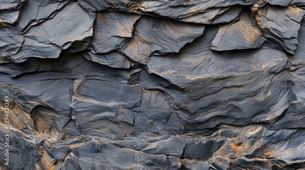 Dark Gray Rock Face Texture. Background Details. Stock Photo Dark Gray Rock Face Texture. Background Details. Stock Photo