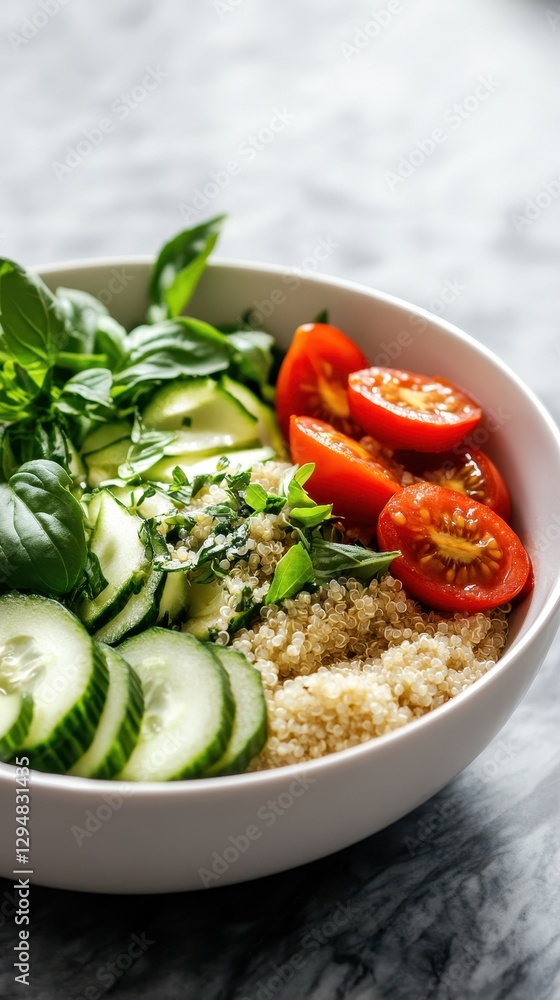 Vibrant Quinoa Bowl with Fresh Vegetables Vibrant Quinoa Bowl with Fresh Vegetables