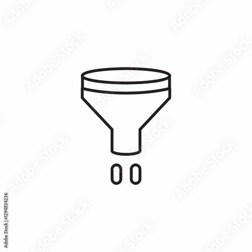 search filter icon sign vector
