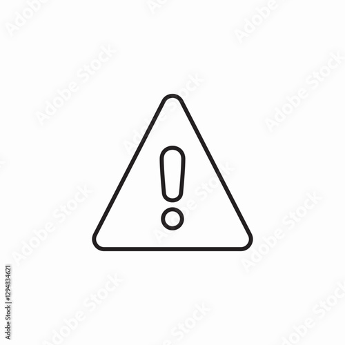 warning error icon sign vector