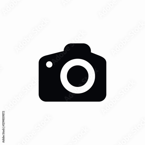 digital professional camera icon sign vector