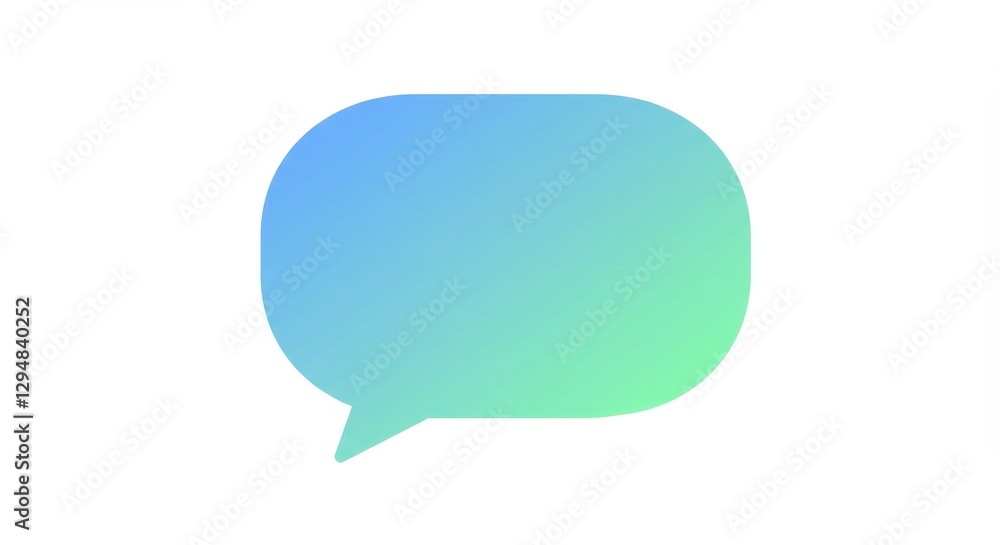 Abstract Teal and Blue Speech Bubble Graphic Design Abstract Teal and Blue Speech Bubble Graphic Design