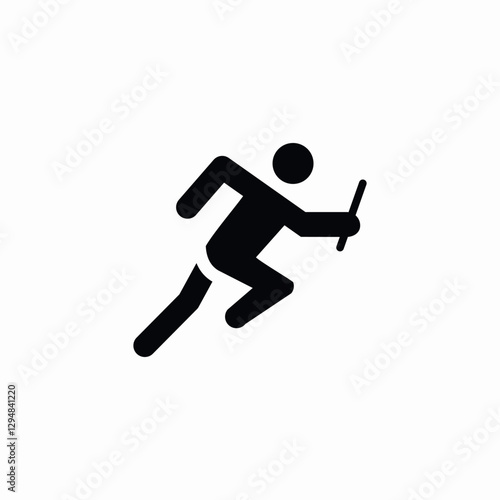 race relay sport icon sign vector